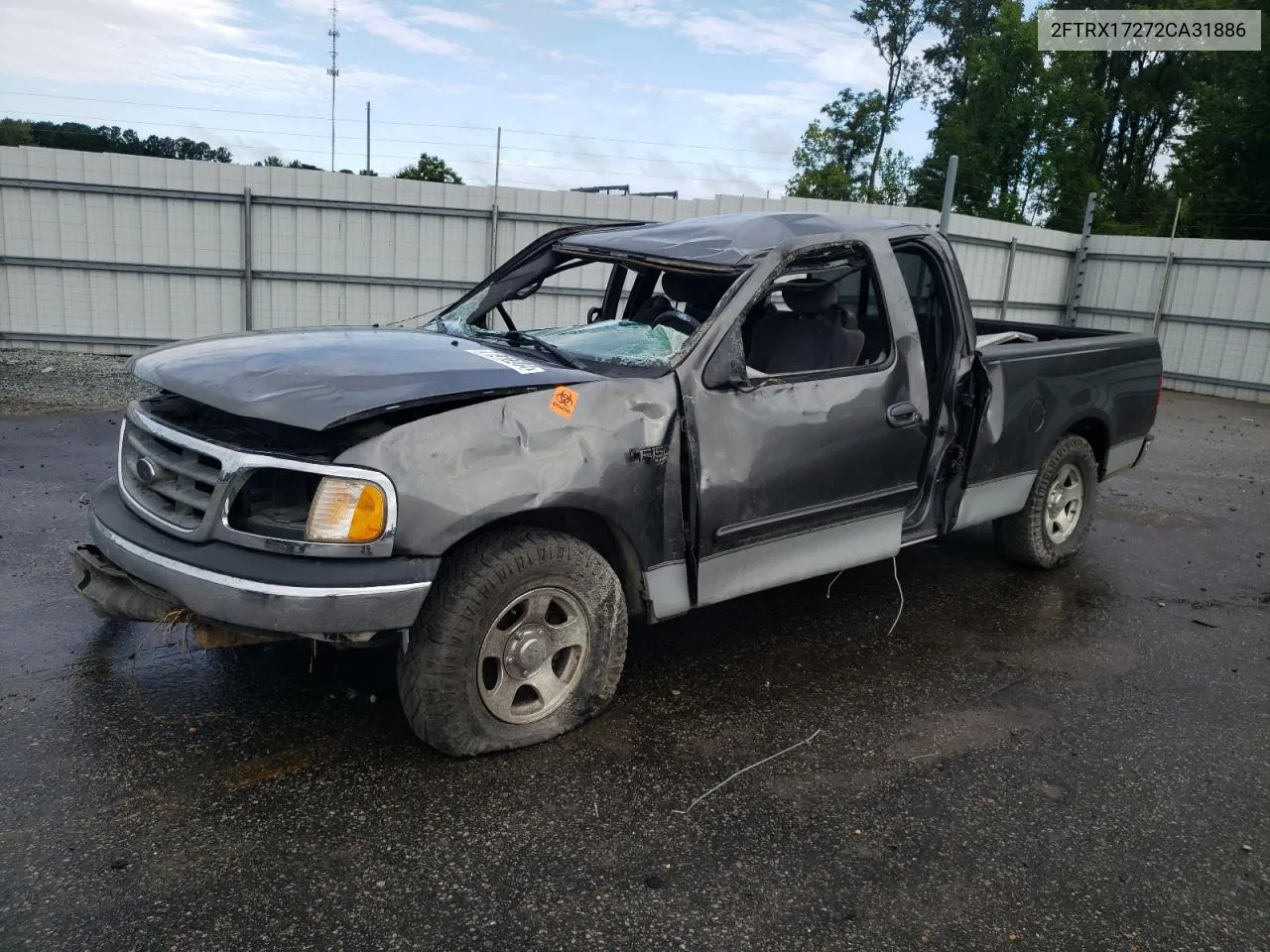 2002 Ford F150 VIN: 2FTRX17272CA31886 Lot: 71918904