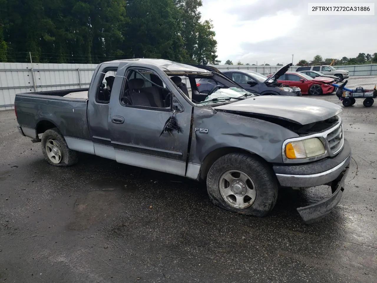 2002 Ford F150 VIN: 2FTRX17272CA31886 Lot: 71918904