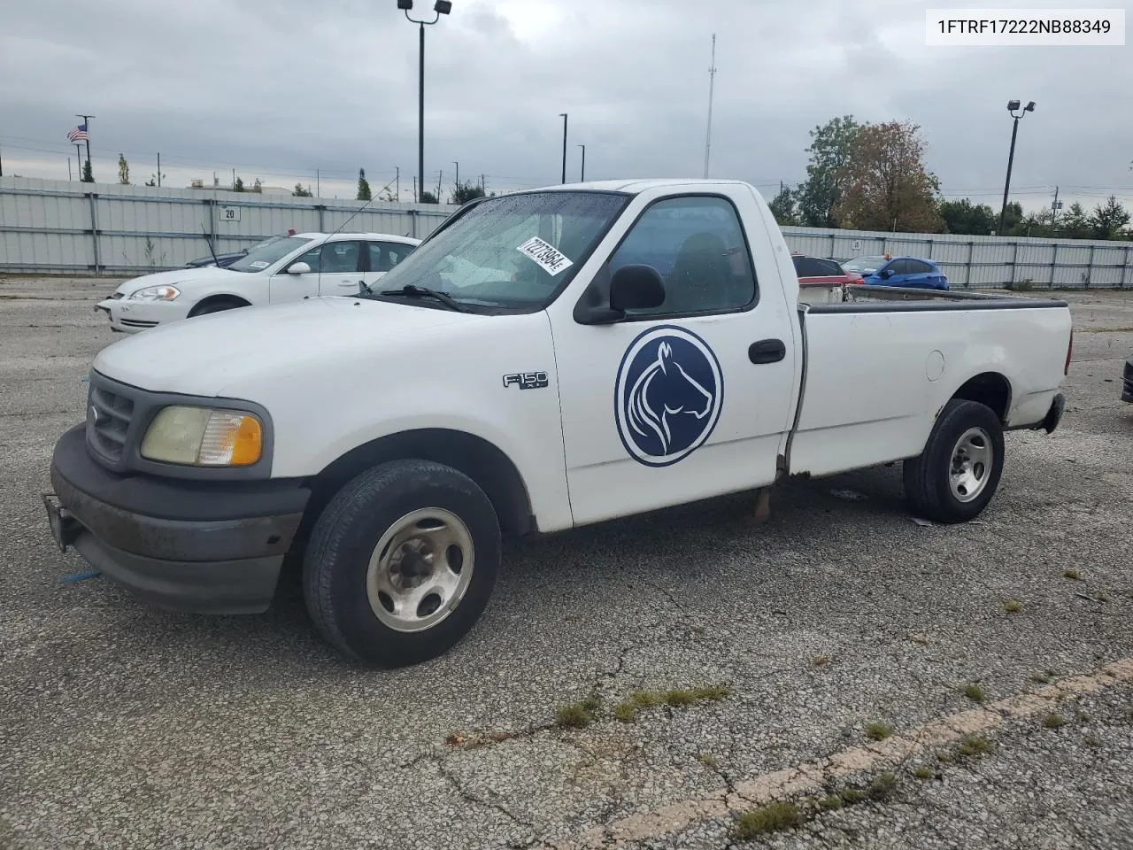 2002 Ford F150 VIN: 1FTRF17222NB88349 Lot: 72273964