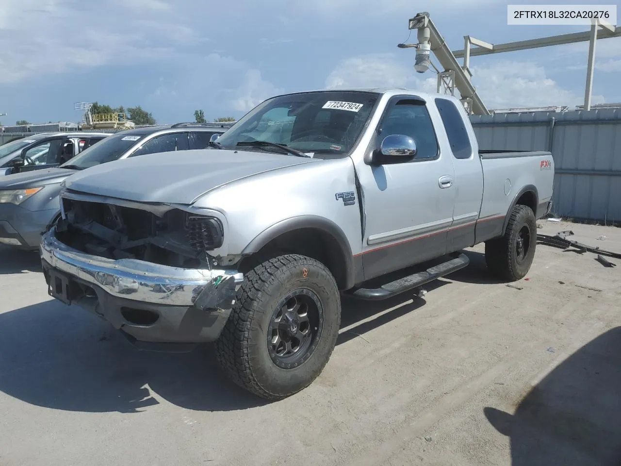 2002 Ford F150 VIN: 2FTRX18L32CA20276 Lot: 72347924