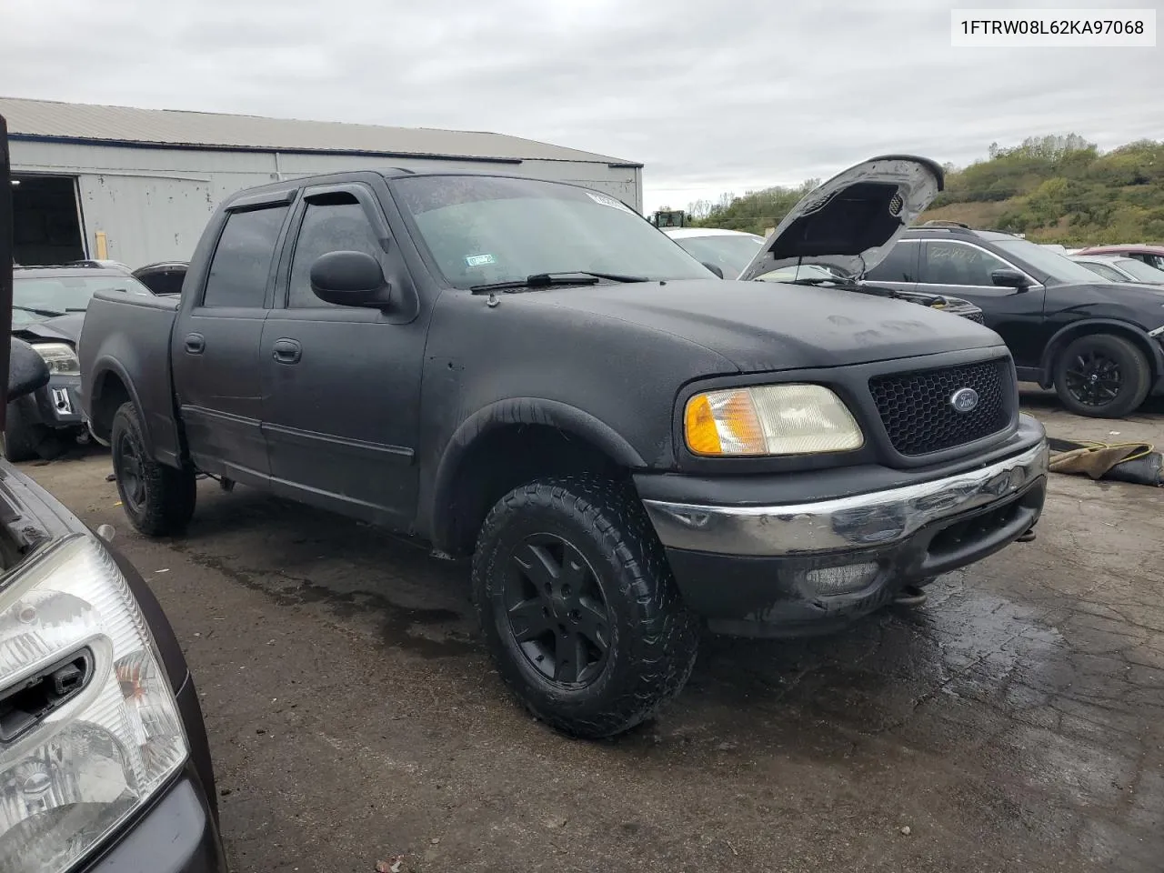 2002 Ford F150 Supercrew VIN: 1FTRW08L62KA97068 Lot: 72629104