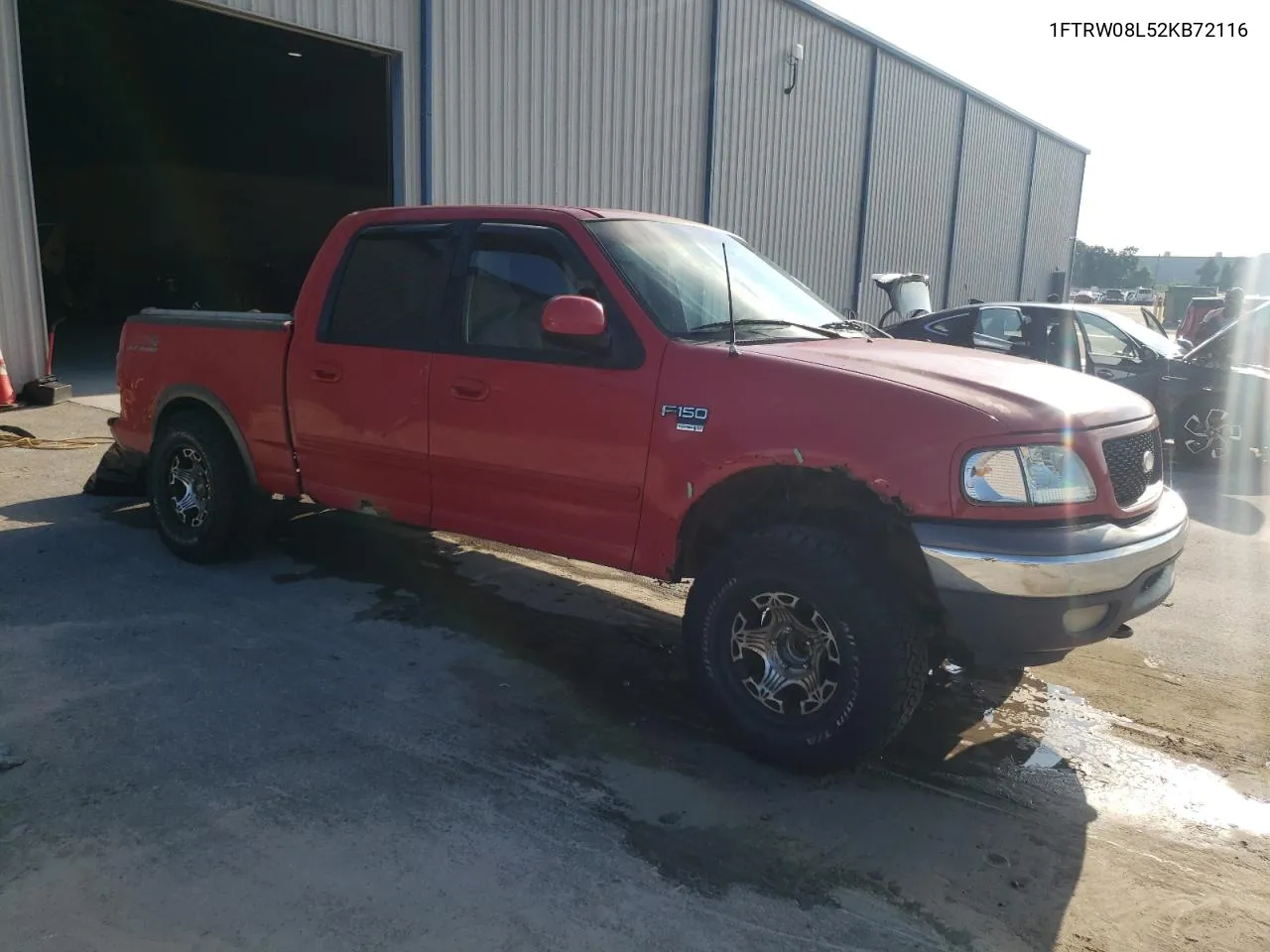 2002 Ford F150 Supercrew VIN: 1FTRW08L52KB72116 Lot: 72983934