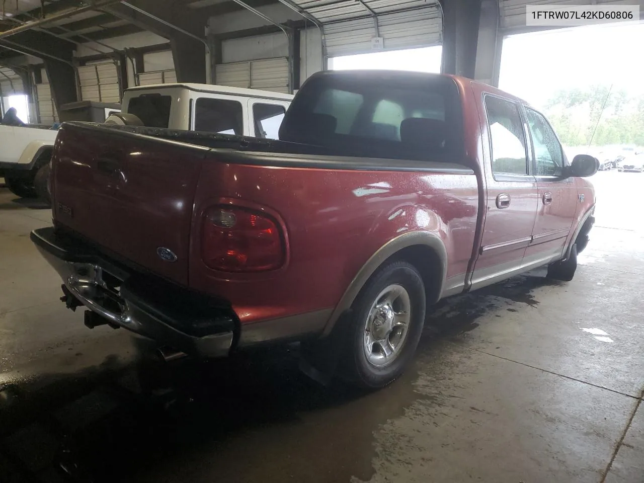 2002 Ford F150 Supercrew VIN: 1FTRW07L42KD60806 Lot: 73282554