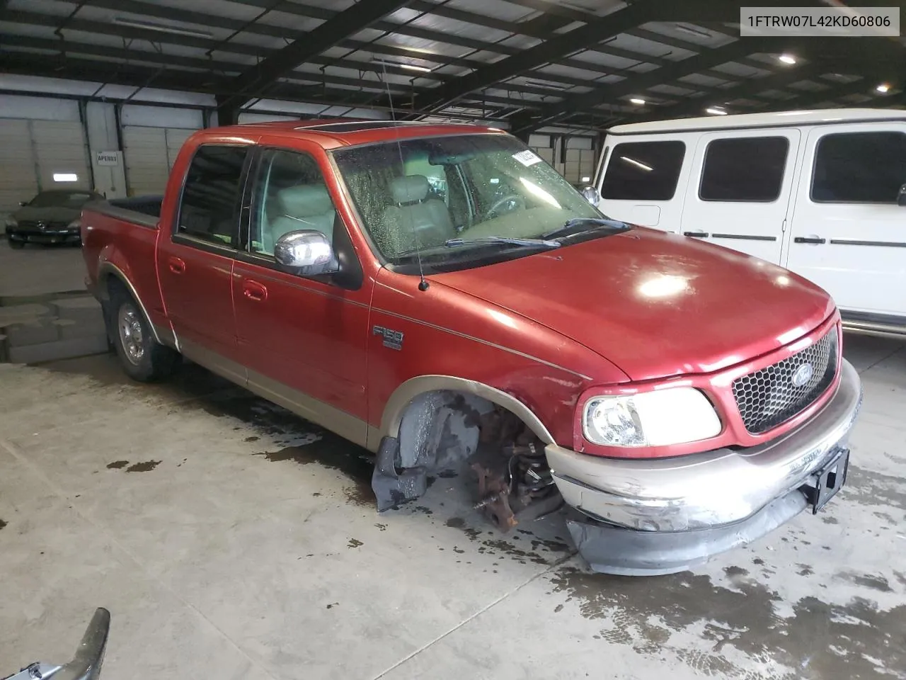 2002 Ford F150 Supercrew VIN: 1FTRW07L42KD60806 Lot: 73282554