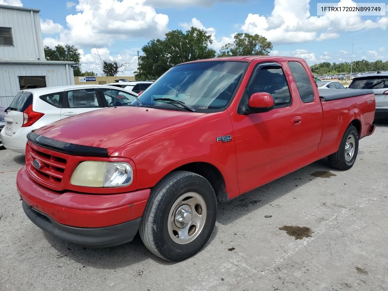 2002 Ford F150 VIN: 1FTRX17202NB99749 Lot: 73460754