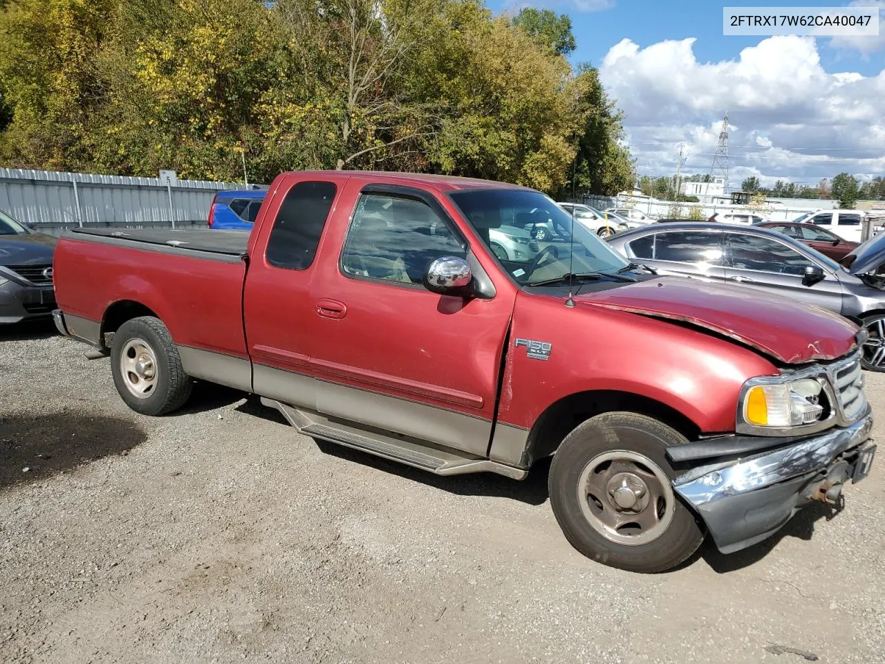 2002 Ford F150 VIN: 2FTRX17W62CA40047 Lot: 73483514