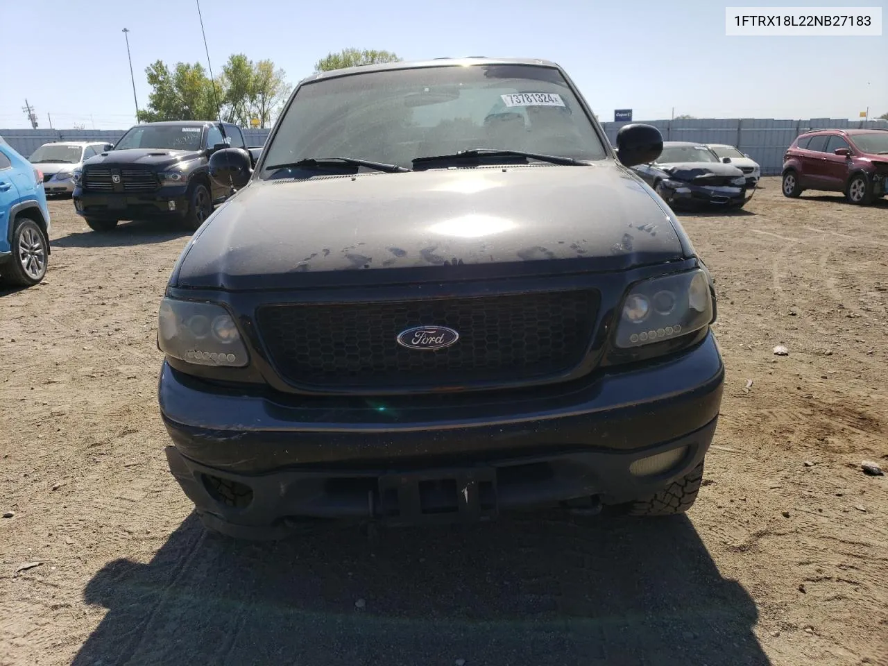 2002 Ford F150 VIN: 1FTRX18L22NB27183 Lot: 73781324