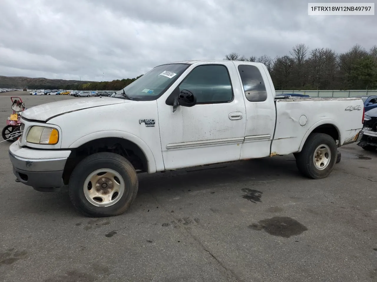 2002 Ford F150 VIN: 1FTRX18W12NB49797 Lot: 73895524