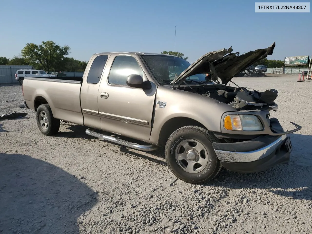 2002 Ford F150 VIN: 1FTRX17L22NA48307 Lot: 74238074