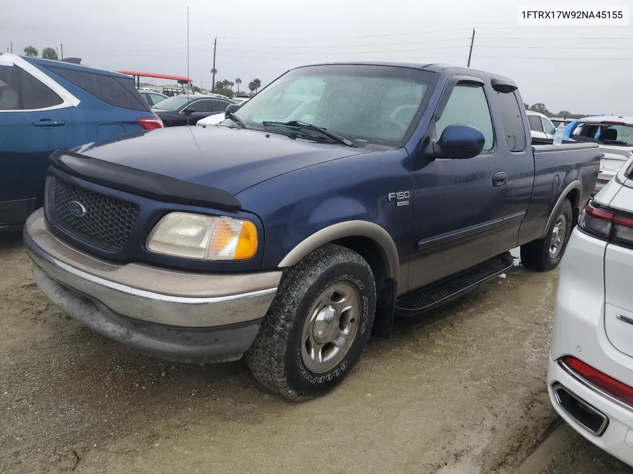 2002 Ford F150 VIN: 1FTRX17W92NA45155 Lot: 74843444