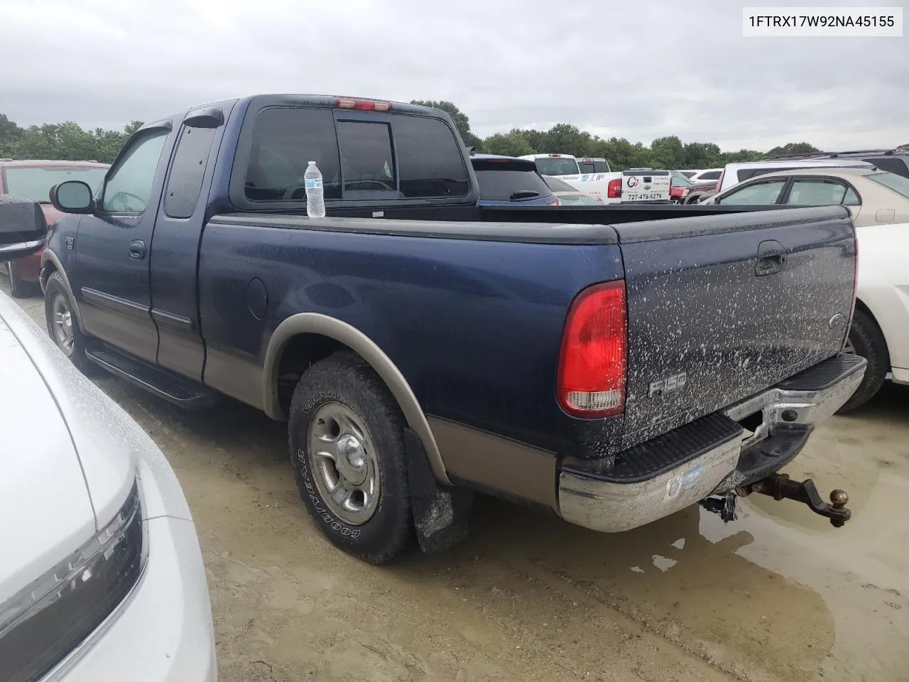 2002 Ford F150 VIN: 1FTRX17W92NA45155 Lot: 74843444