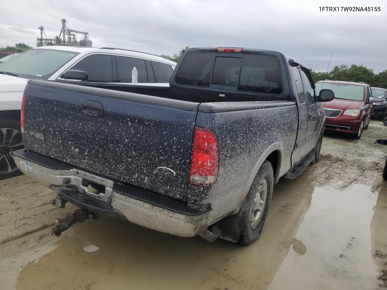 2002 Ford F150 VIN: 1FTRX17W92NA45155 Lot: 74843444