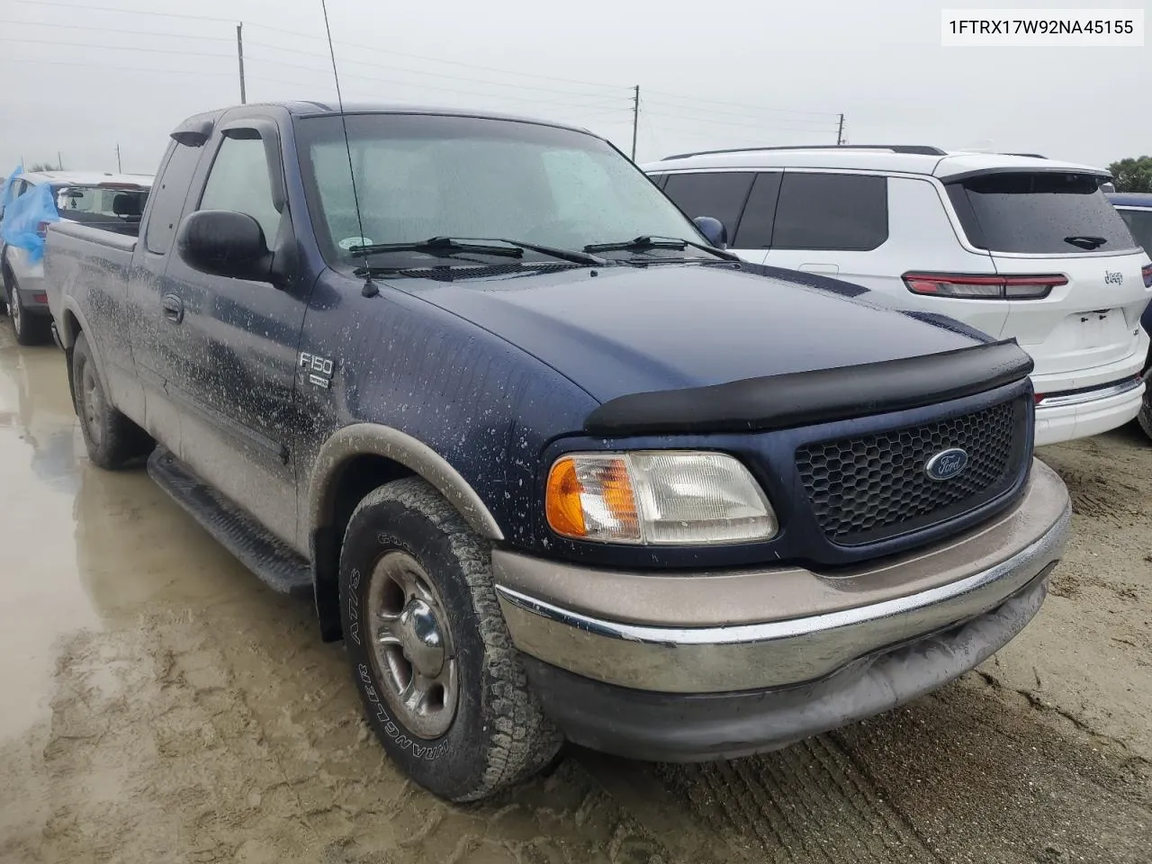 2002 Ford F150 VIN: 1FTRX17W92NA45155 Lot: 74843444