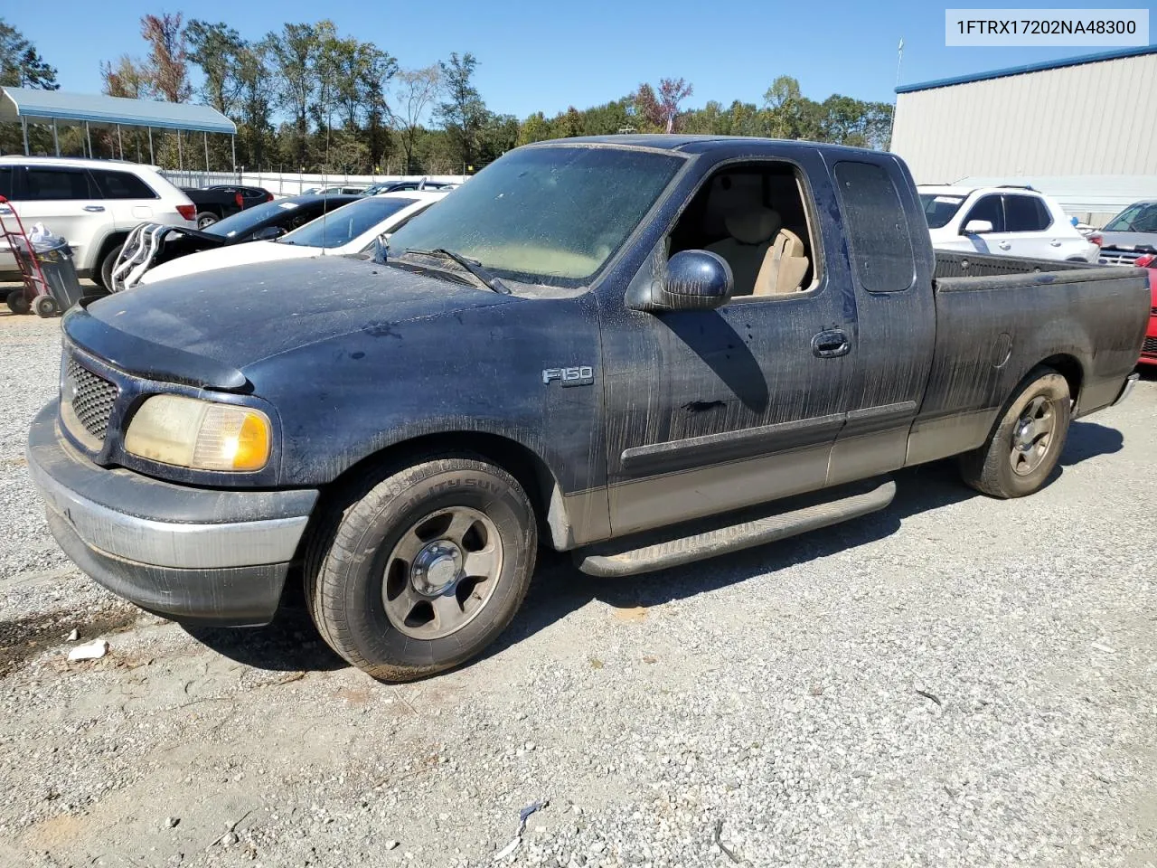 2002 Ford F150 VIN: 1FTRX17202NA48300 Lot: 75166464