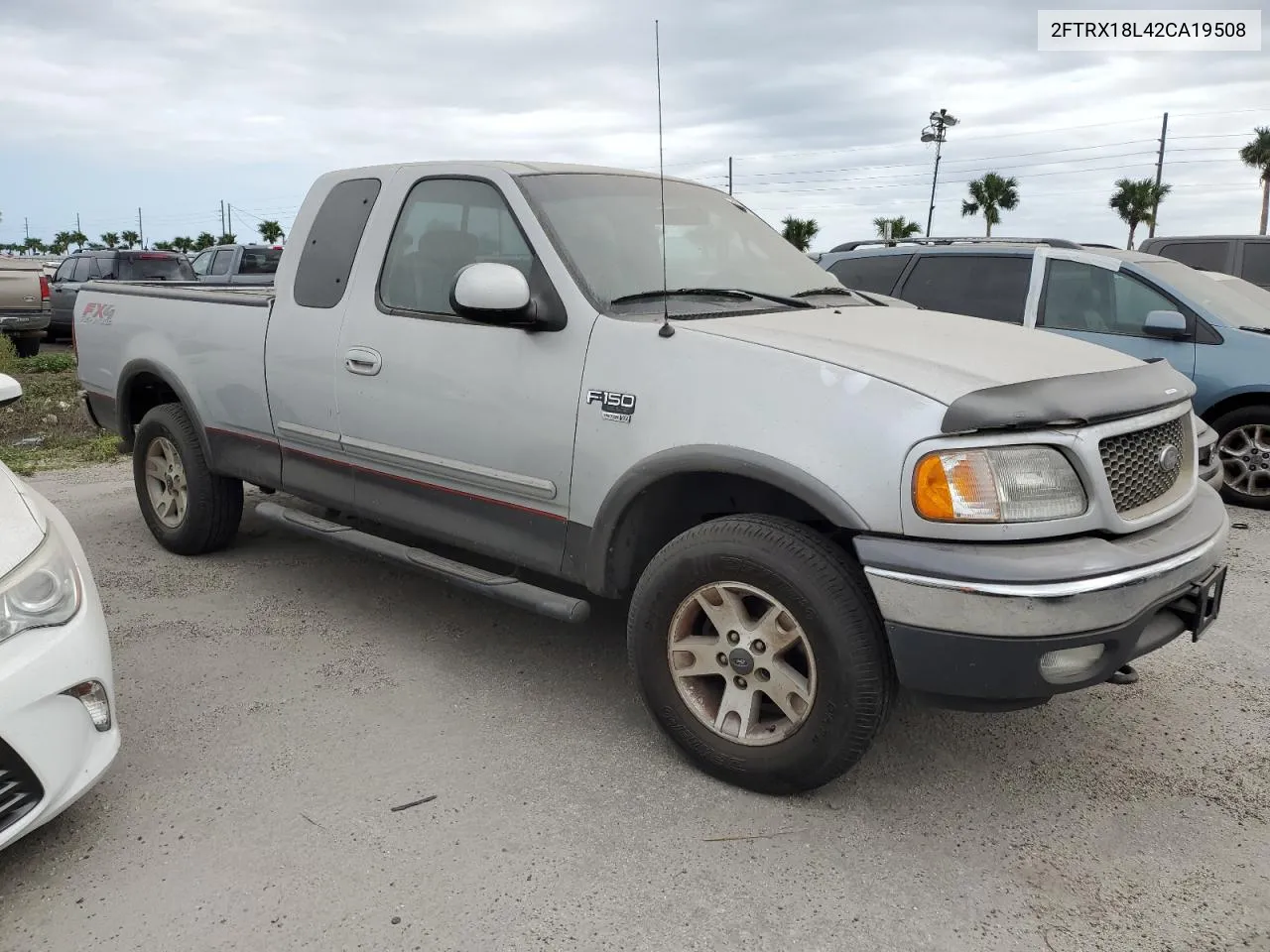 2002 Ford F150 VIN: 2FTRX18L42CA19508 Lot: 75405074