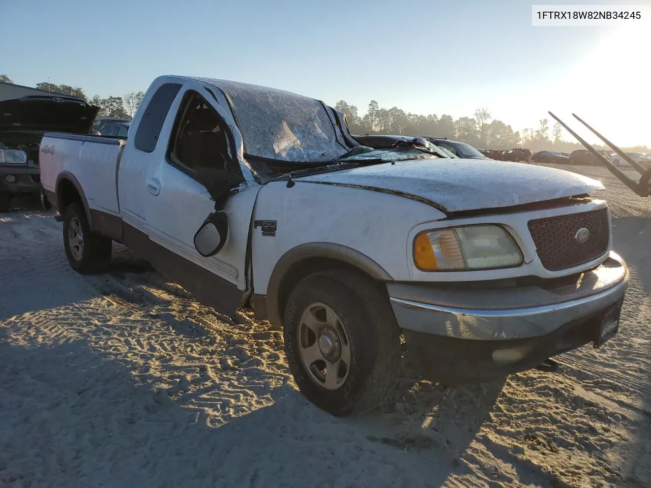 2002 Ford F150 VIN: 1FTRX18W82NB34245 Lot: 75565174