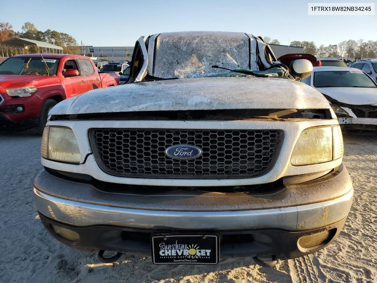 2002 Ford F150 VIN: 1FTRX18W82NB34245 Lot: 75565174