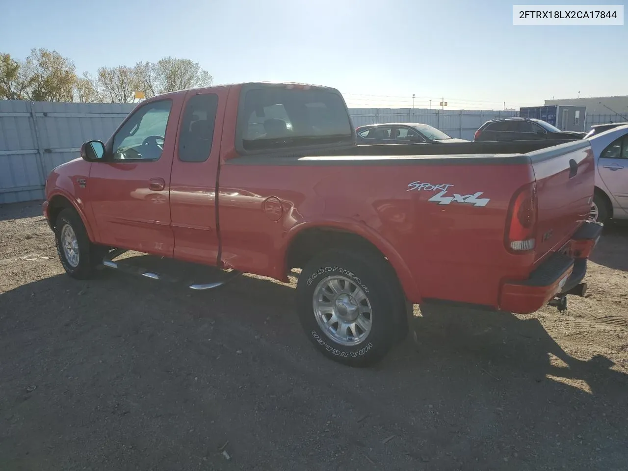 2002 Ford F150 VIN: 2FTRX18LX2CA17844 Lot: 75859834