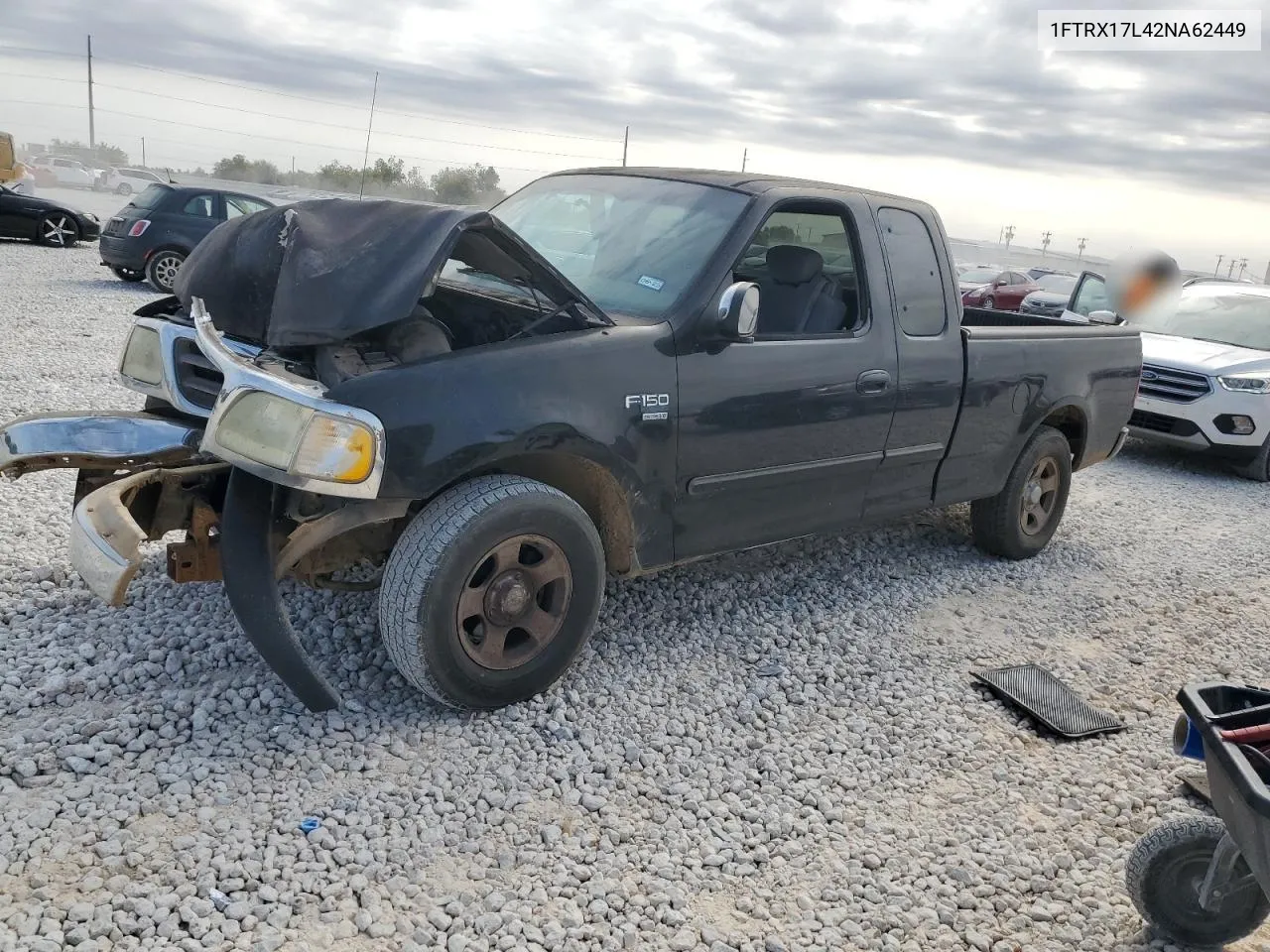 2002 Ford F150 VIN: 1FTRX17L42NA62449 Lot: 76159164