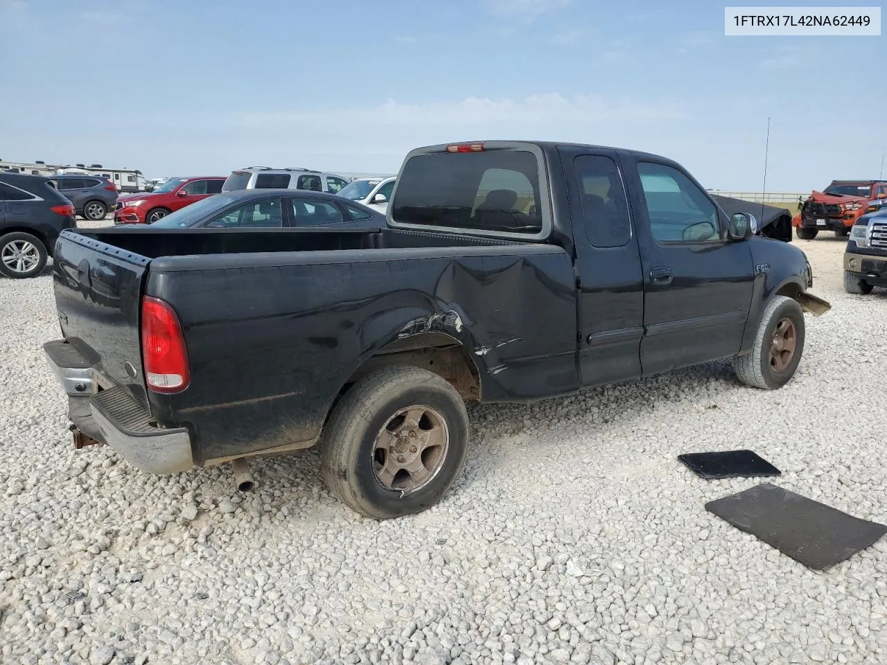 2002 Ford F150 VIN: 1FTRX17L42NA62449 Lot: 76159164