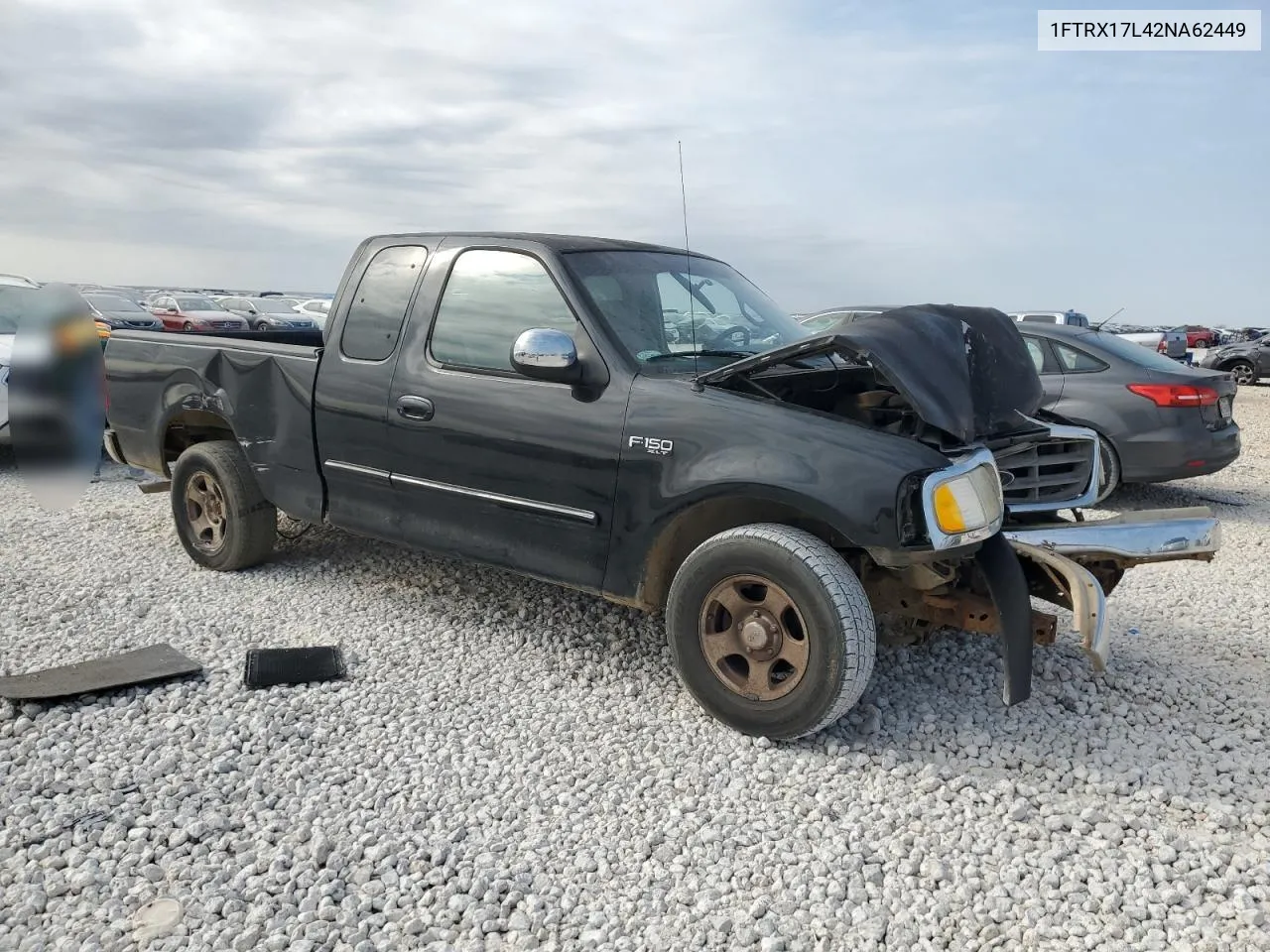 2002 Ford F150 VIN: 1FTRX17L42NA62449 Lot: 76159164