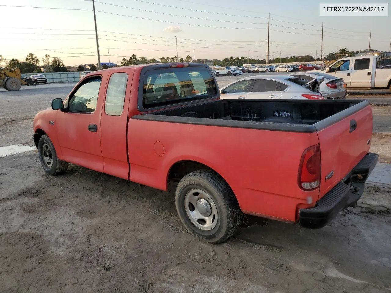 2002 Ford F150 VIN: 1FTRX17222NA42417 Lot: 76256094