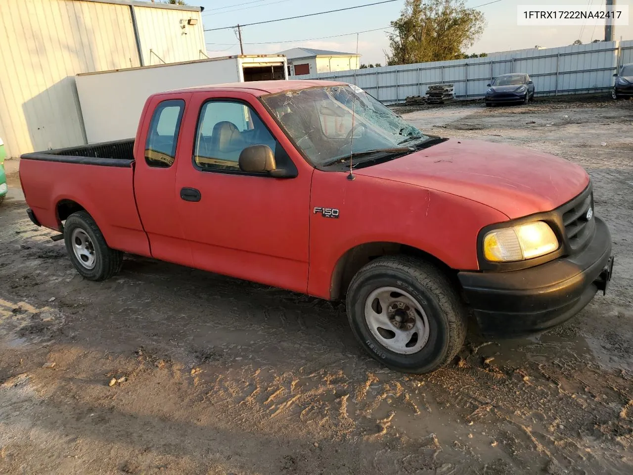 2002 Ford F150 VIN: 1FTRX17222NA42417 Lot: 76256094