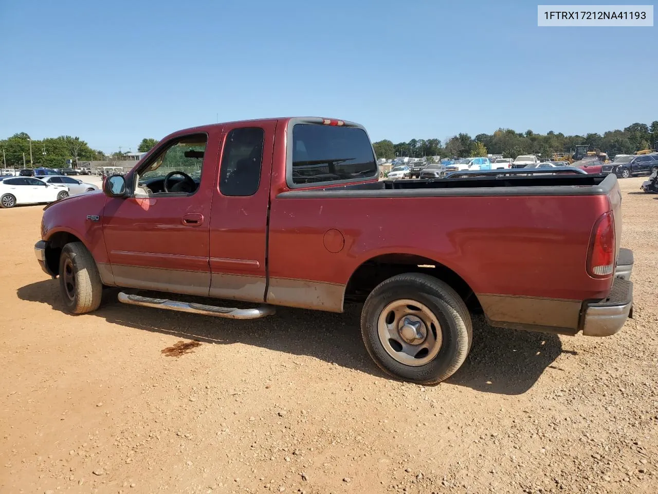 2002 Ford F150 VIN: 1FTRX17212NA41193 Lot: 76307224