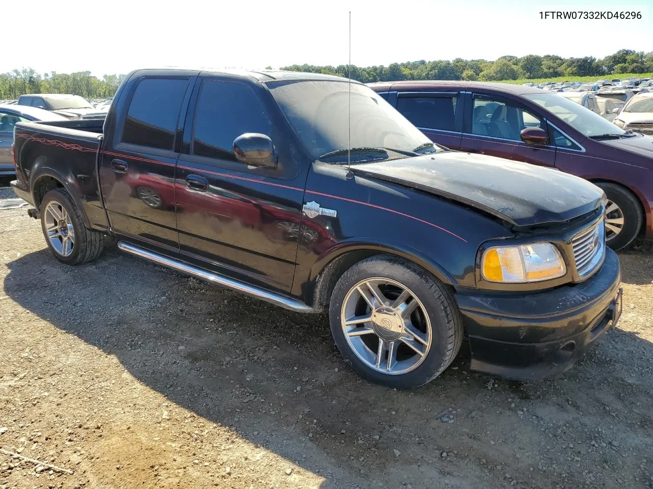 2002 Ford F150 Supercrew Harley Davidson VIN: 1FTRW07332KD46296 Lot: 76333404