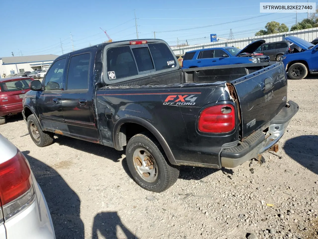 2002 Ford F150 Supercrew VIN: 1FTRW08L82KE27440 Lot: 76366864