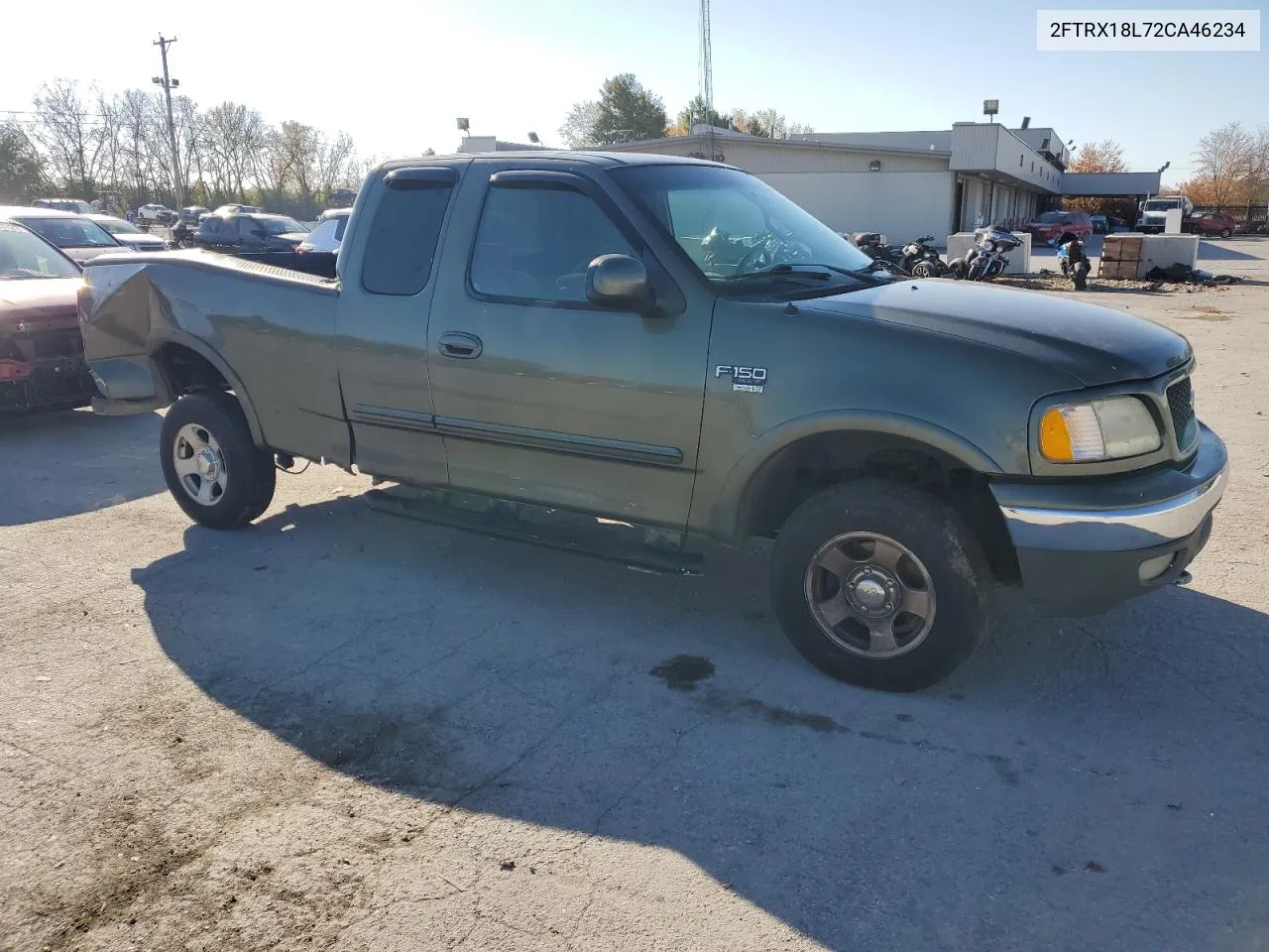 2002 Ford F150 VIN: 2FTRX18L72CA46234 Lot: 76557454