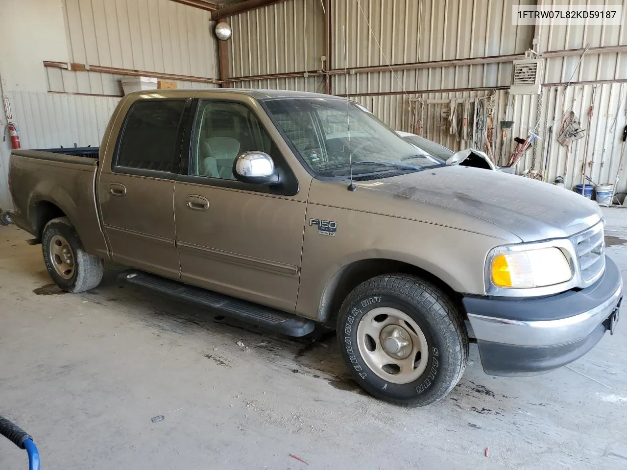 2002 Ford F150 Supercrew VIN: 1FTRW07L82KD59187 Lot: 76622804