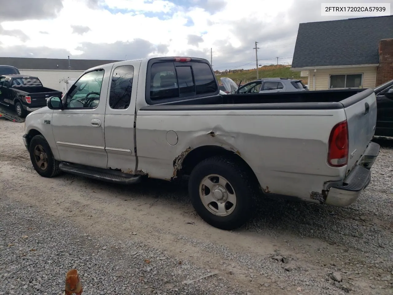 2002 Ford F150 VIN: 2FTRX17202CA57939 Lot: 76765784