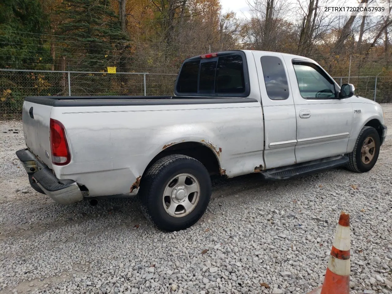 2002 Ford F150 VIN: 2FTRX17202CA57939 Lot: 76765784