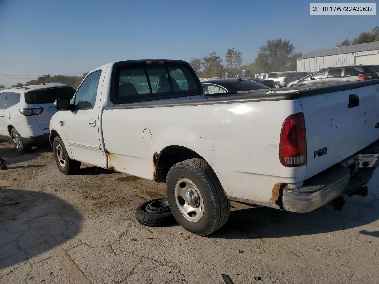 2002 Ford F150 VIN: 2FTRF17W72CA39637 Lot: 76827724