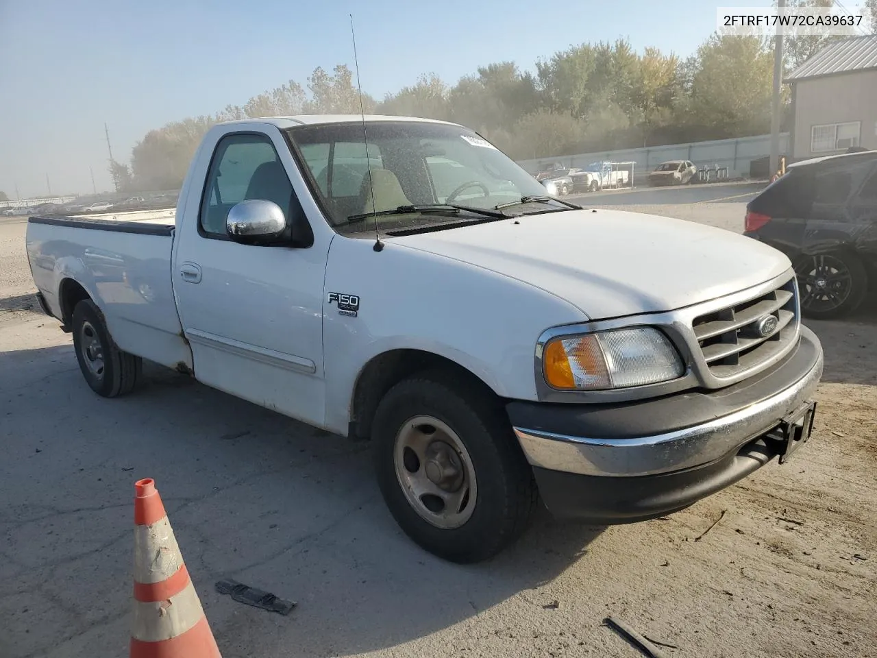 2002 Ford F150 VIN: 2FTRF17W72CA39637 Lot: 76827724