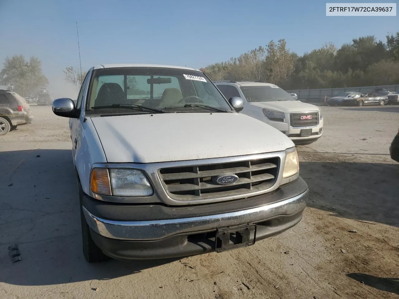 2002 Ford F150 VIN: 2FTRF17W72CA39637 Lot: 76827724