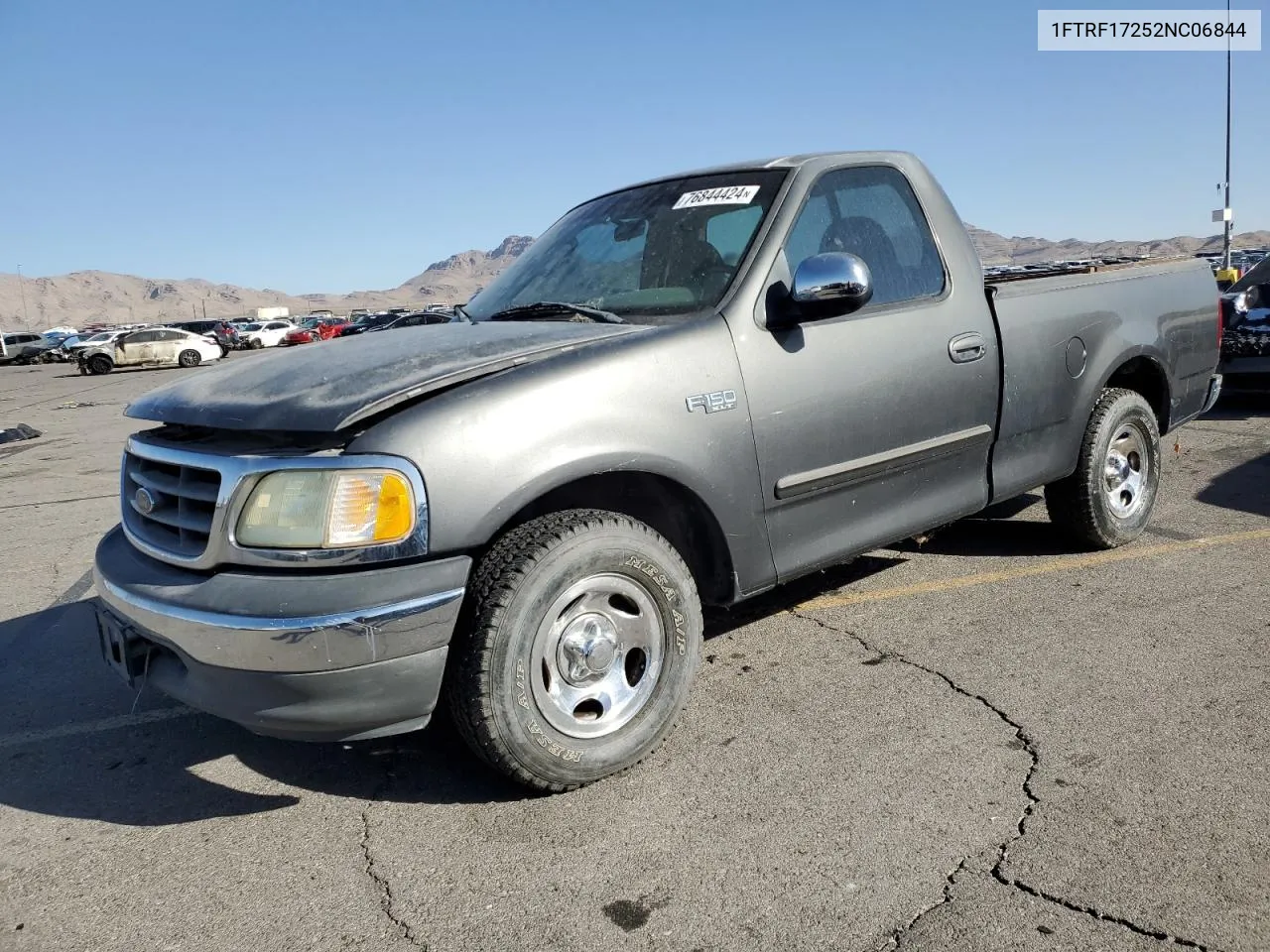 2002 Ford F150 VIN: 1FTRF17252NC06844 Lot: 76844424