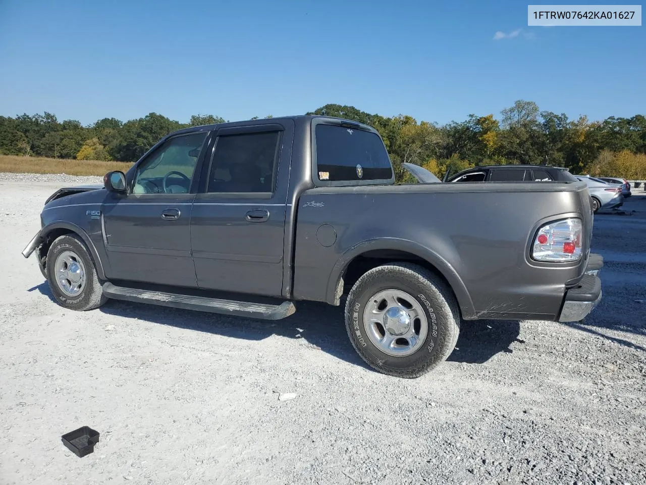 2002 Ford F150 Supercrew VIN: 1FTRW07642KA01627 Lot: 77107944