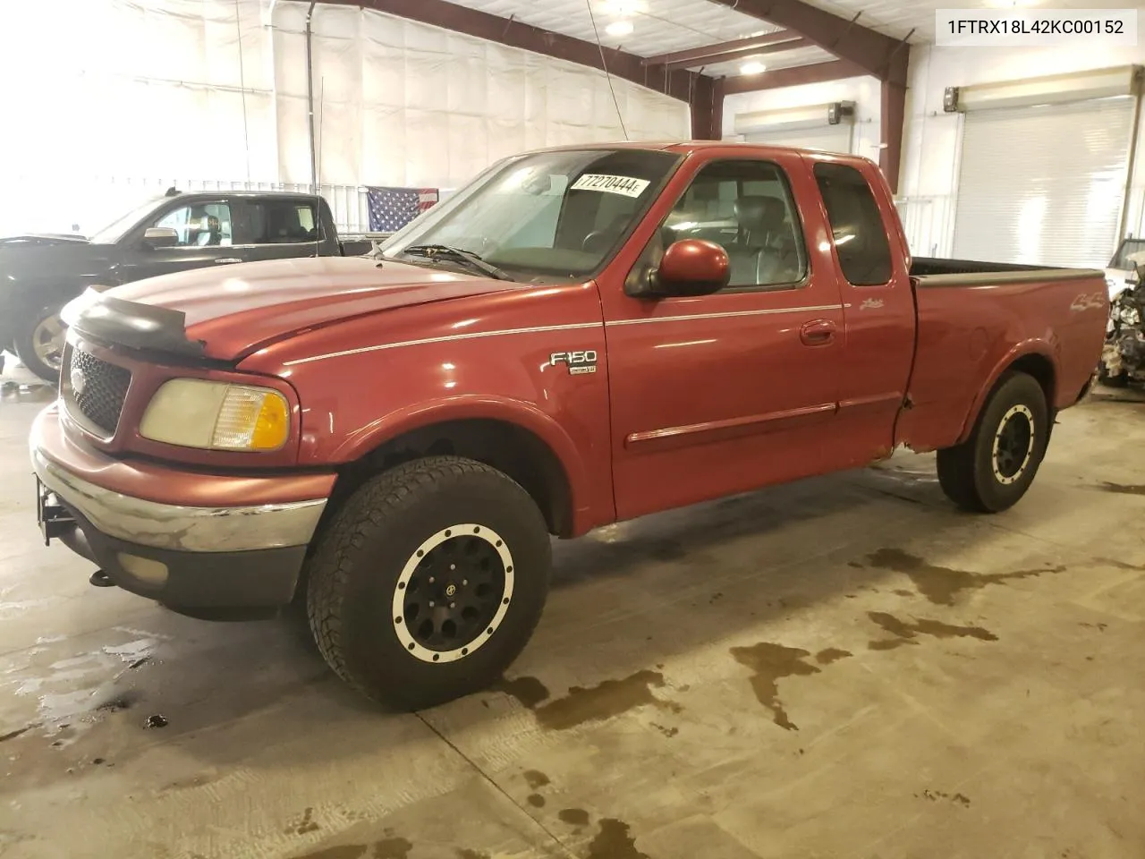 2002 Ford F150 VIN: 1FTRX18L42KC00152 Lot: 77270444