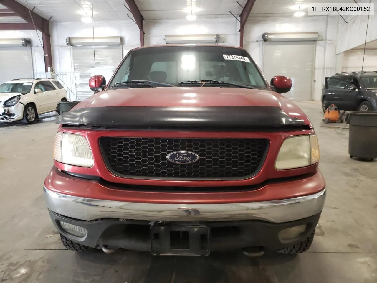 2002 Ford F150 VIN: 1FTRX18L42KC00152 Lot: 77270444