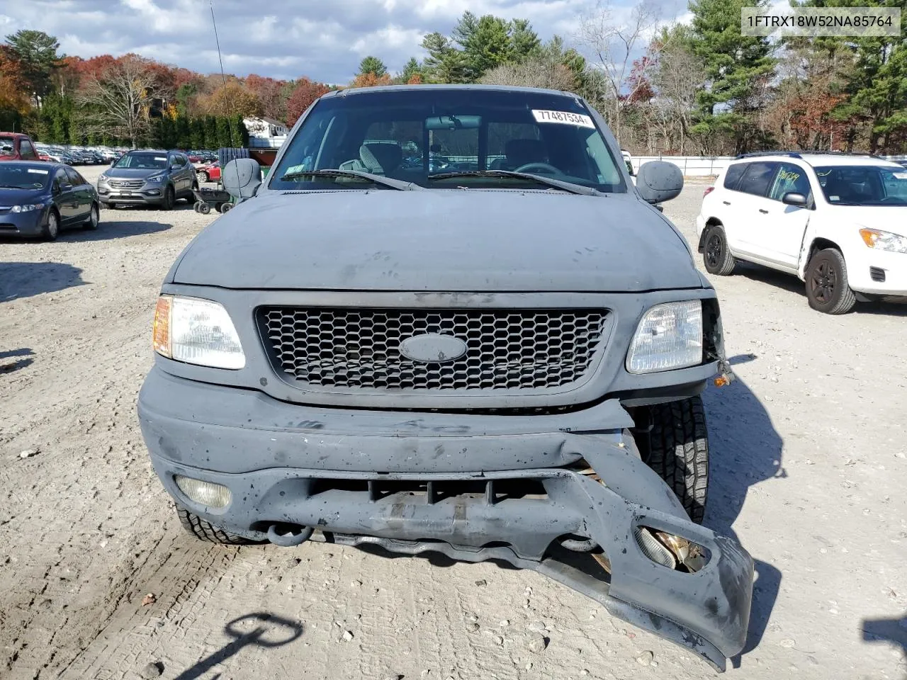 2002 Ford F150 VIN: 1FTRX18W52NA85764 Lot: 77487534