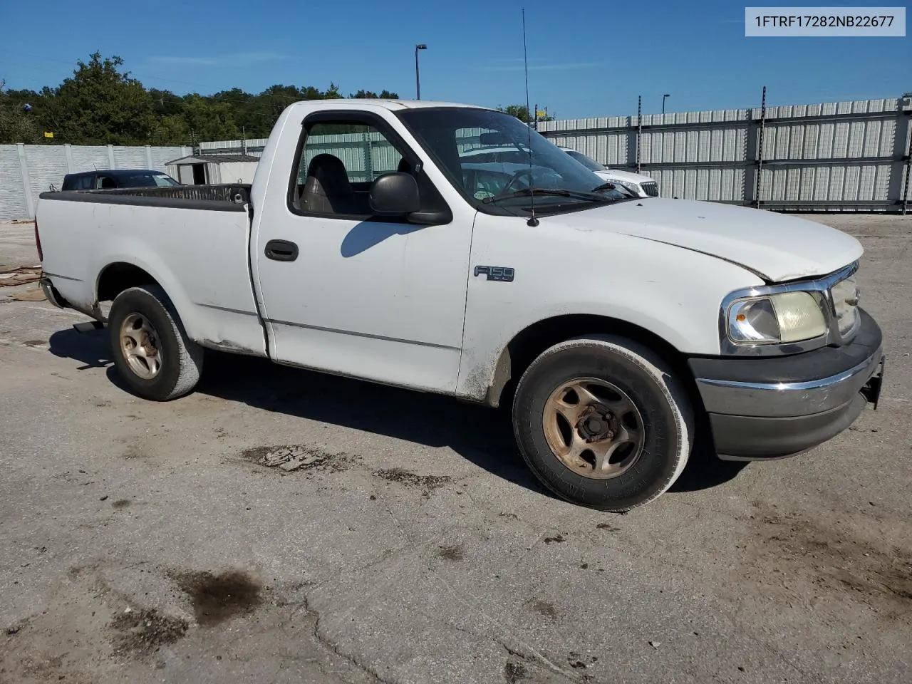 2002 Ford F150 VIN: 1FTRF17282NB22677 Lot: 77822804