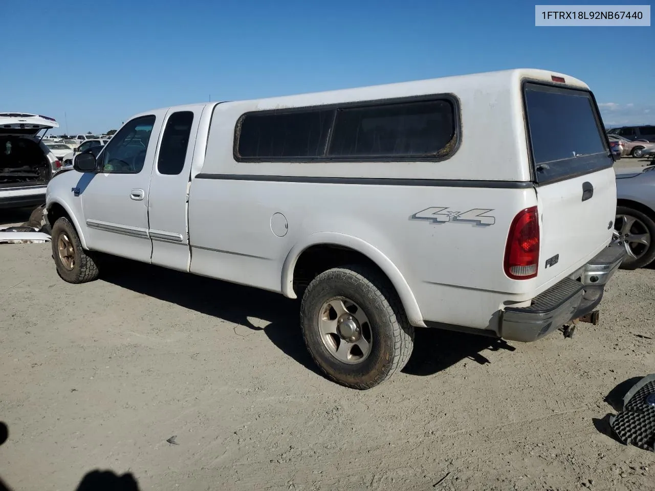 2002 Ford F150 VIN: 1FTRX18L92NB67440 Lot: 78085934