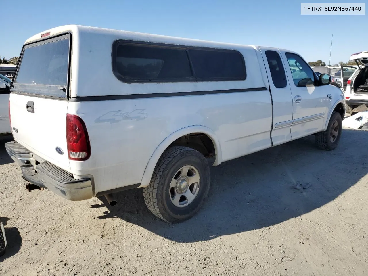 2002 Ford F150 VIN: 1FTRX18L92NB67440 Lot: 78085934