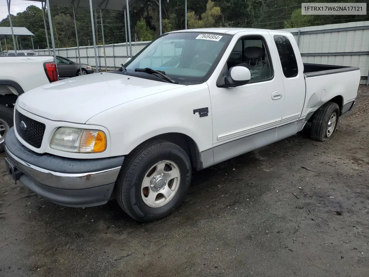 2002 Ford F150 VIN: 1FTRX17W62NA17121 Lot: 78494954