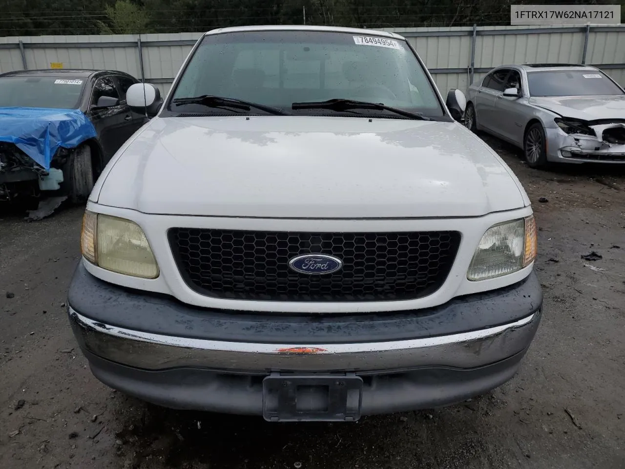 2002 Ford F150 VIN: 1FTRX17W62NA17121 Lot: 78494954