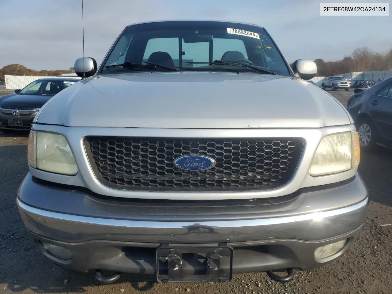 2002 Ford F150 VIN: 2FTRF08W42CA24134 Lot: 78592644