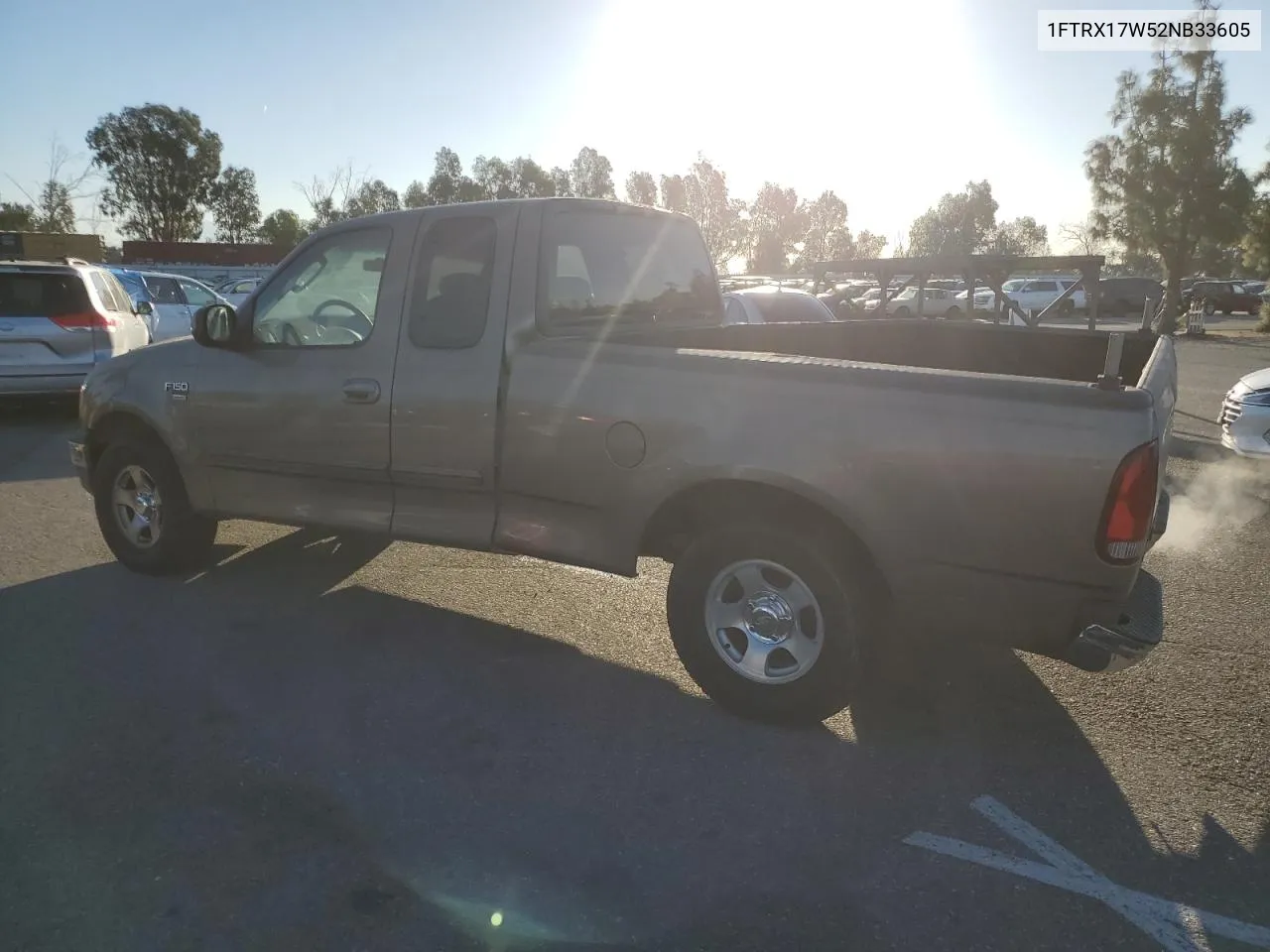 2002 Ford F150 VIN: 1FTRX17W52NB33605 Lot: 78657234