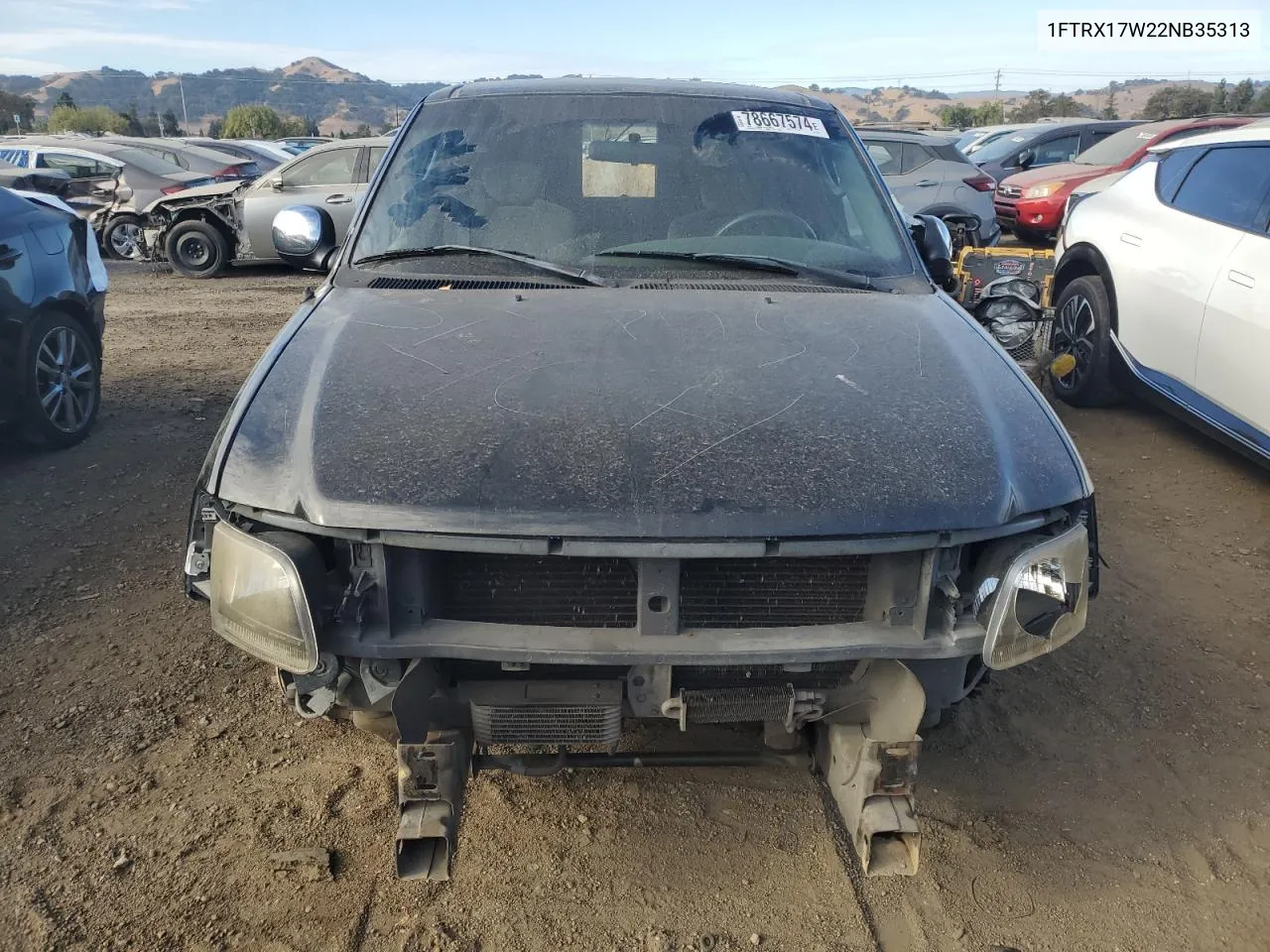 2002 Ford F150 VIN: 1FTRX17W22NB35313 Lot: 78667574